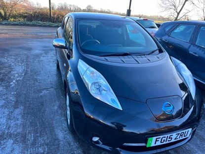 Picture of **2015 NISSAN LEAF** 80KW ACENTA ELECTRIC AUTO BLACK CHARGING CABLES ALLOYS AC.